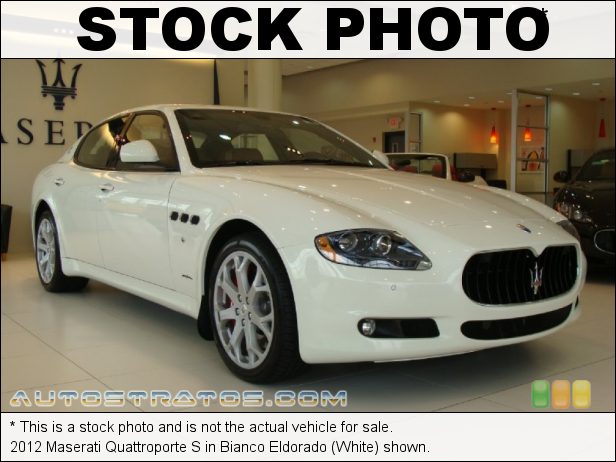 Stock photo for this 2012 Maserati Quattroporte S 4.7 Liter DOHC 32-Valve VVT V8 6 Speed ZF Automatic Stock photo for this 2012 Maserati Quattroporte S 4.7 Liter DOHC 32-Valve VVT V8 6 Speed ZF Automatic