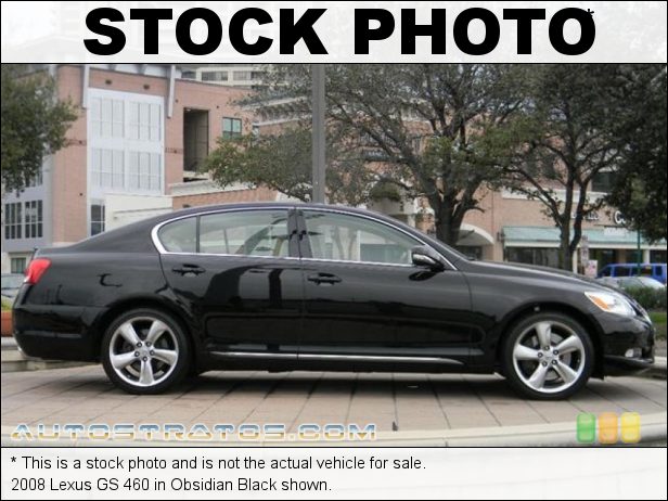 Stock photo for this 2008 Lexus GS 460 4.6 Liter DOHC 32-Valve VVT-iE V8 8 Speed Sequential-Shift Automatic