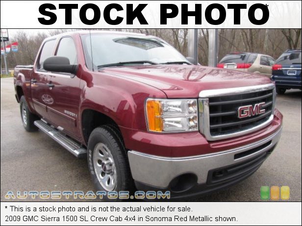 Stock photo for this 2009 GMC Sierra 1500 Crew Cab 4x4 4.8 Liter OHV 16-Valve Vortec V8 4 Speed Automatic