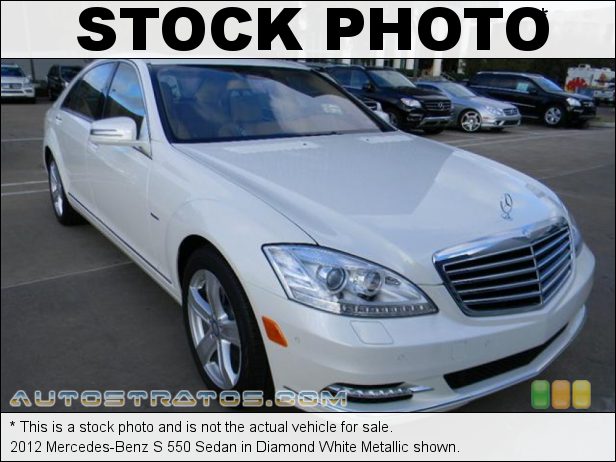 Stock photo for this 2012 Mercedes-Benz S 550 Sedan 4.6 Liter DI Twin-Turbocharged DOHC 32-Valve VVT V8 7 Speed Automatic