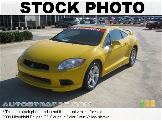 Stock photo for this 2009 Mitsubishi Eclipse GS Coupe 2.4 Liter SOHC 16-Valve MIVEC 4 Cylinder 5 Speed Manual