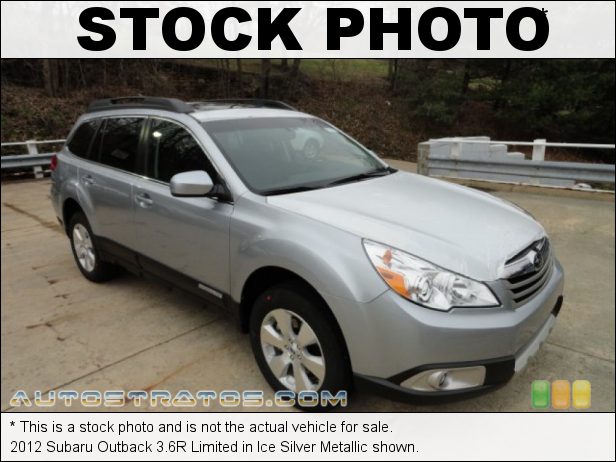 Stock photo for this 2012 Subaru Outback 3.6R Limited 3.6 Liter DOHC 16-Valve VVT Flat 6 Cylinder 5 Speed Automatic