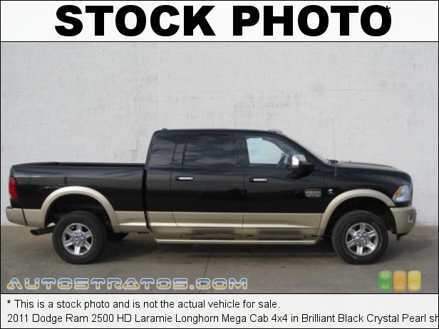 Stock photo for this 2011 Dodge Ram 2500 HD Mega Cab 4x4 6.7 Liter OHV 24-Valve Cummins VGT Turbo-Diesel Inline 6 Cylinde 6 Speed Automatic