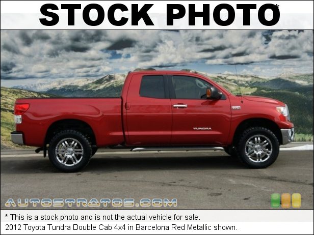 Stock photo for this 2012 Toyota Tundra Double Cab 4x4 5.7 Liter DOHC 32-Valve Dual VVT-i V8 6 Speed ECT-i Automatic