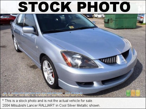 Stock photo for this 2004 Mitsubishi Lancer RALLIART 2.4L SOHC 16V MIVEC 4 Cylinder 4 Speed Automatic