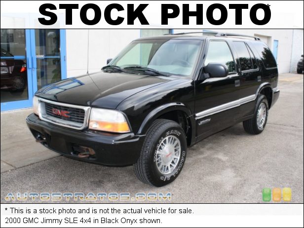 Stock photo for this 2000 GMC Jimmy SLE 4x4 4.3 Liter OHV 12-Valve V6 4 Speed Automatic