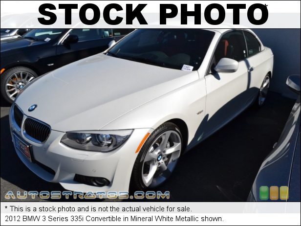 Stock photo for this 2012 BMW 3 Series 335i Convertible 3.0 Liter DI TwinPower Turbocharged DOHC 24-Valve VVT Inline 6 C 6 Speed Steptronic Automatic