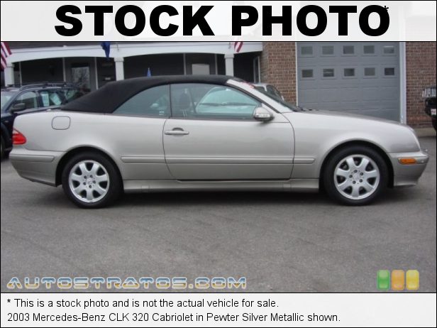 Stock photo for this 2003 Mercedes-Benz CLK 320 Cabriolet 3.2 Liter SOHC 18-Valve V6 5 Speed Automatic