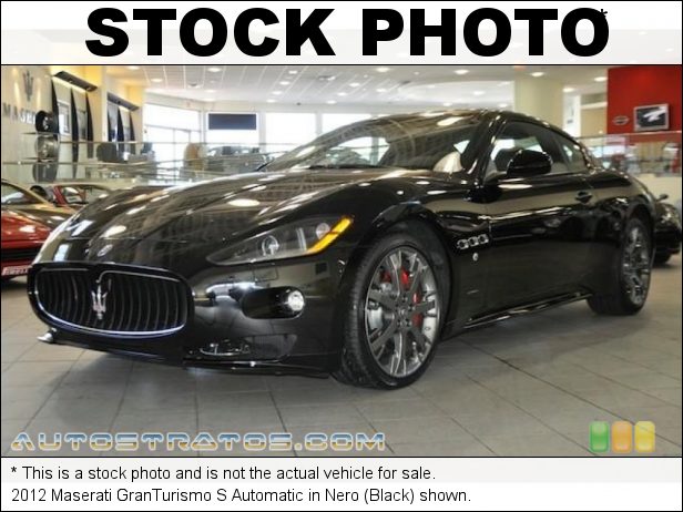 Stock photo for this 2012 Maserati GranTurismo S Automatic 4.7 Liter DOHC 32-Valve VVT V8 6 Speed ZF Paddle-Shift Automatic Stock photo for this 2012 Maserati GranTurismo S Automatic 4.7 Liter DOHC 32-Valve VVT V8 6 Speed ZF Paddle-Shift Automatic