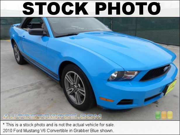 Stock photo for this 2010 Ford Mustang V6 Convertible 4.0 Liter SOHC 12-Valve V6 5 Speed Manual