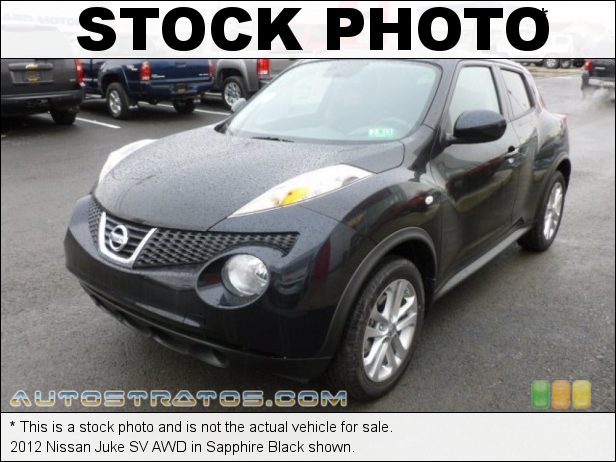 Stock photo for this 2012 Nissan Juke AWD 1.6 Liter DIG Turbocharged DOHC 16-Valve CVTCS 4 Cylinder Xtronic CVT Automatic