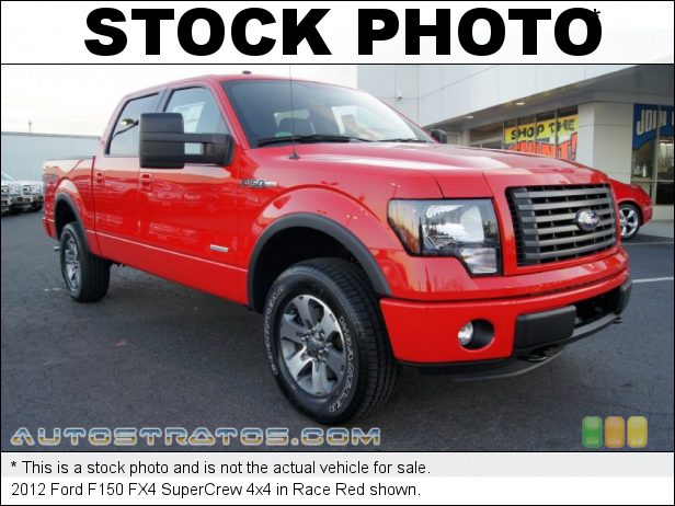 Stock photo for this 2012 Ford F150 FX4 SuperCrew 4x4 3.5 Liter EcoBoost DI Turbocharged DOHC 24-Valve Ti-VCT V6 6 Speed Automatic