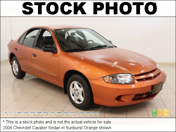 Stock photo for this 2004 Chevrolet Cavalier Sedan 2.2 Liter DOHC 16-Valve 4 Cylinder 4 Speed Automatic