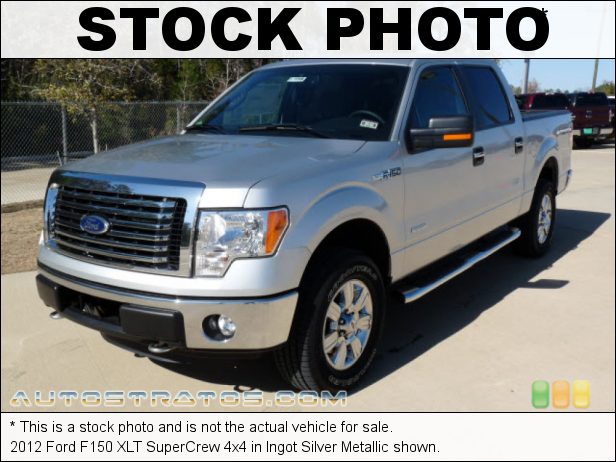 Stock photo for this 2012 Ford F150 XLT SuperCrew 4x4 3.5 Liter EcoBoost DI Turbocharged DOHC 24-Valve Ti-VCT V6 6 Speed Automatic