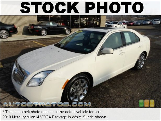 Stock photo for this 2010 Mercury Milan I4 2.5 Liter DOHC 16-Valve VVT Duratec 4 Cylinder 6 Speed Automatic