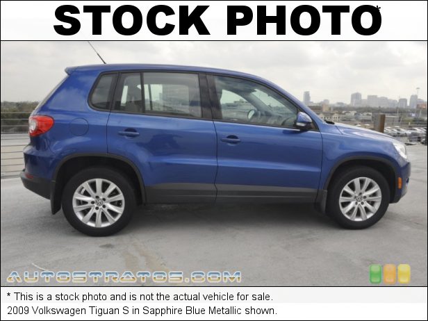 Stock photo for this 2009 Volkswagen Tiguan S 2.0 Liter Turbocharged DOHC 16-Valve VVT 4 Cylinder 6 Speed Tiptronic Automatic