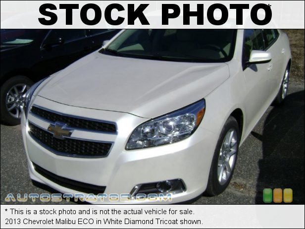 Stock photo for this 2013 Chevrolet Malibu ECO 2.4 Liter ECO DI DOHC 16-Valve VVT 4 Cylinder Gasoline/eAssist H 6 Speed Automatic