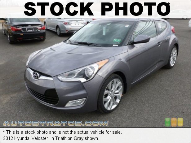 Stock photo for this 2012 Hyundai Veloster  1.6 Liter GDI DOHC 16-Valve Dual-CVVT 4 Cylinder 6 Speed Manual