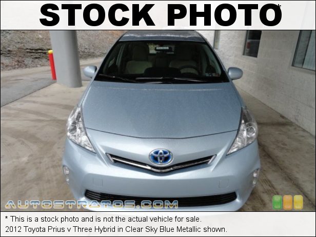 Stock photo for this 2012 Toyota Prius v Three Hybrid 1.8 Liter DOHC 16-Valve VVT-i 4 Cylinder Gasoline/Electric Hybri ECVT Automatic