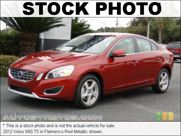 Stock photo for this 2012 Volvo S60 T5 2.5 Liter Turbocharged DOHC 20-Valve VVT Inline 5 Cylinder 6 Speed Geartronic Automatic