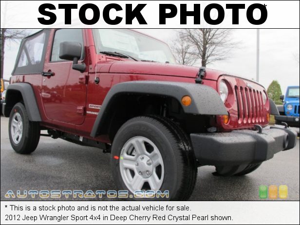 Stock photo for this 2012 Jeep Wrangler Sport 4x4 3.6 Liter DOHC 24-Valve VVT Pentastar V6 5 Speed Automatic