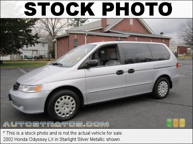 Stock photo for this 2002 Honda Odyssey LX 3.5 Liter SOHC 24-Valve V6 5 Speed Automatic