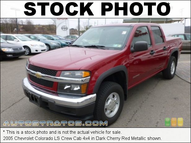 Stock photo for this 2005 Chevrolet Colorado Crew Cab 4x4 3.5L DOHC 20V Inline 5 Cylinder 4 Speed Automatic