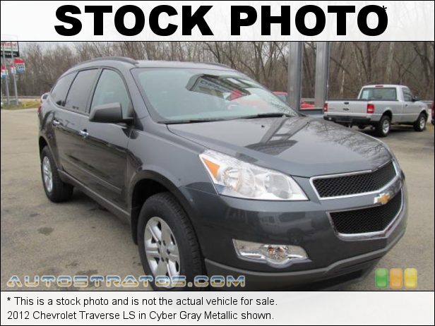 Stock photo for this 2012 Chevrolet Traverse LS 3.6 Liter DI DOHC 24-Valve VVT V6 6 Speed Automatic