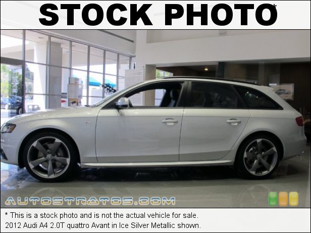 Stock photo for this 2012 Audi A4 2.0T quattro 2.0 Liter FSI Turbocharged DOHC 16-Valve VVT 4 Cylinder 8 Speed Tiptronic Automatic