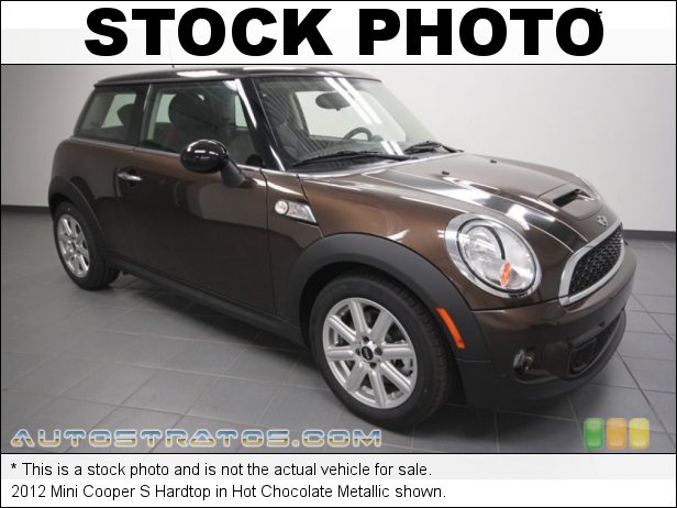 Stock photo for this 2012 Mini Cooper S 1.6 Liter DI Twin-Scroll Turbocharged DOHC 16-Valve VVT 4 Cylind 6 Speed Steptronic Automatic