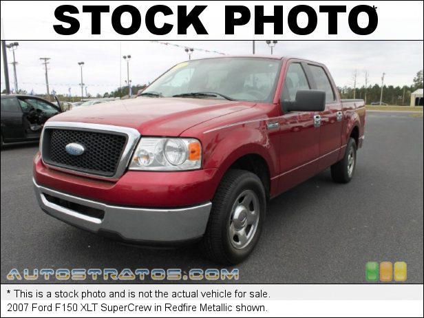 Stock photo for this 2007 Ford F150 XLT SuperCrew 4.6 Liter SOHC 16-Valve Triton V8 4 Speed Automatic