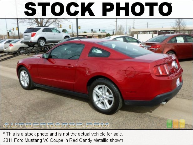 Stock photo for this 2011 Ford Mustang V6 Coupe 3.7 Liter DOHC 24-Valve TiVCT V6 6 Speed Automatic