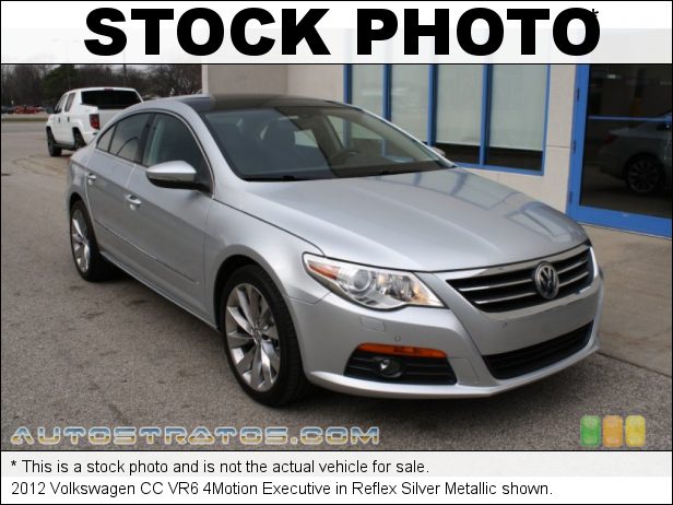 Stock photo for this 2012 Volkswagen CC VR6 4Motion Executive 3.6 Liter FSI DOHC 24-Valve VVT V6 6 Speed Tiptronic Automatic Stock photo for this 2012 Volkswagen CC VR6 4Motion Executive 3.6 Liter FSI DOHC 24-Valve VVT V6 6 Speed Tiptronic Automatic