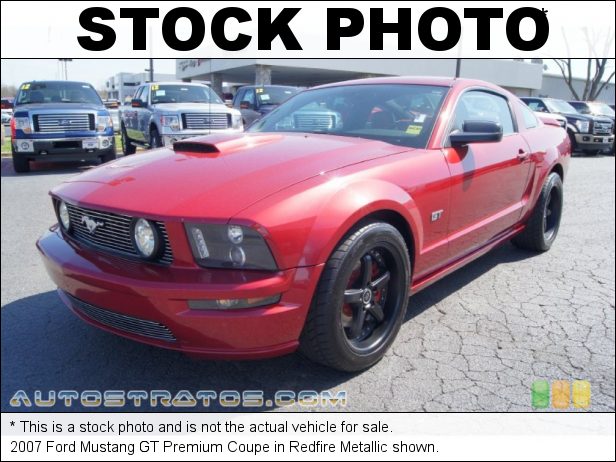 Stock photo for this 2007 Ford Mustang GT Premium Coupe 4.6 Liter SOHC 24-Valve VVT V8 5 Speed Automatic