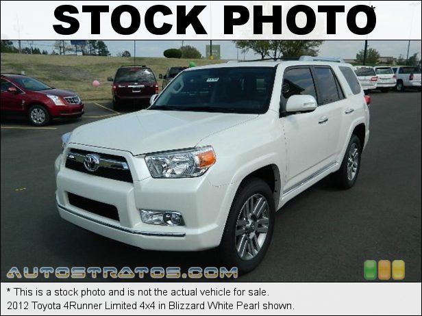 Stock photo for this 2012 Toyota 4Runner Limited 4x4 4.0 Liter DOHC 24-Valve Dual VVT-i V6 5 Speed ECT-i Automatic