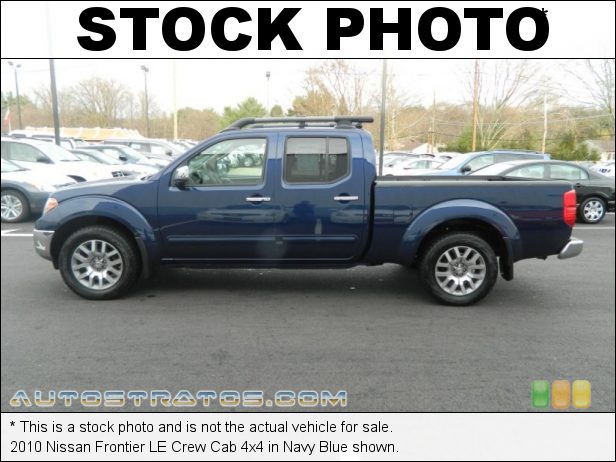 Stock photo for this 2010 Nissan Frontier Crew Cab 4x4 4.0 Liter DOHC 24-Valve CVTCS V6 5 Speed Automatic