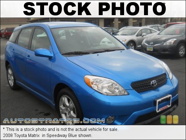 Stock photo for this 2008 Toyota Matrix  1.8 Liter DOHC 16-Valve VVT 4 Cylinder 4 Speed Automatic