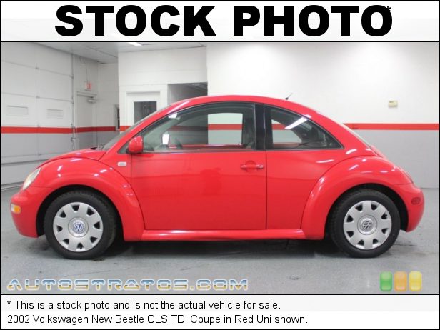 Stock photo for this 2002 Volkswagen New Beetle GLS Coupe 1.9 Liter TDI SOHC 8V Turbo-Diesel 4 Cylinder 4 Speed Automatic