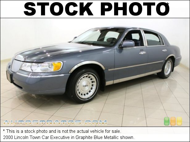 Stock photo for this 2000 Lincoln Town Car Executive 4.6 Liter SOHC 16-Valve V8 4 Speed Automatic