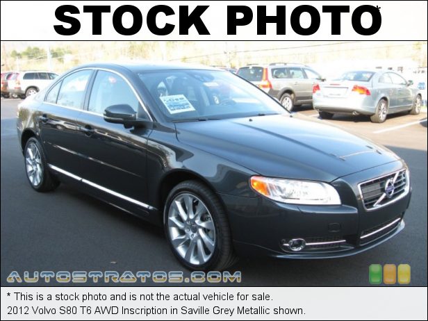 Stock photo for this 2012 Volvo S80 T6 AWD Inscription 3.0 Liter Turbocharged DOHC 24-Valve VVT Inline 6 Cylinder 6 Speed Geartronic Automatic