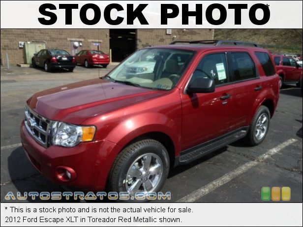 Stock photo for this 2012 Ford Escape XLT 2.5 Liter DOHC 16-Valve Duratec 4 Cylinder 6 Speed Automatic