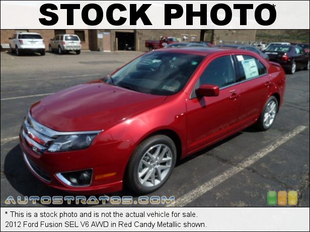 Stock photo for this 2012 Ford Fusion SEL V6 AWD 3.0 Liter Flex-Fuel DOHC 24-Valve VVT Duratec V6 6 Speed Selectshift Automatic