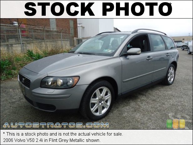 Stock photo for this 2006 Volvo V50 2.4i 2.4 Liter DOHC 20-Valve VVT 5 Cylinder 5 Speed Geartronic Automatic