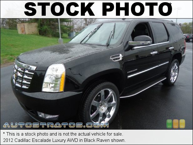 Stock photo for this 2012 Cadillac Escalade Luxury AWD 6.2 Liter OHV 16-Valve Flex-Fuel V8 6 Speed Automatic