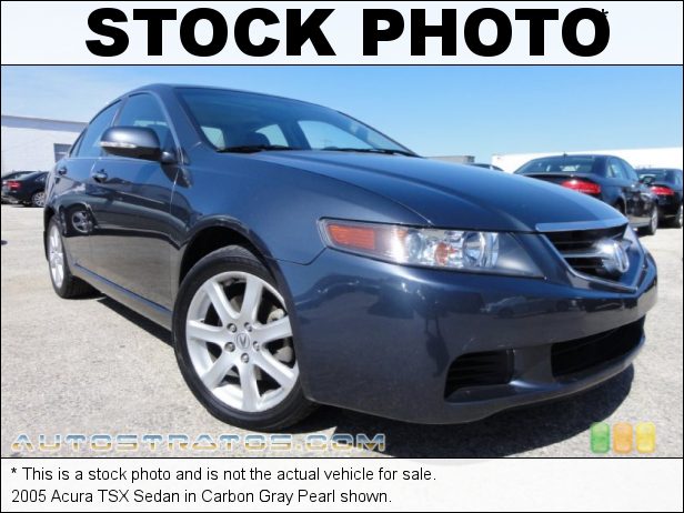 Stock photo for this 2005 Acura TSX Sedan 2.4L DOHC 16V i-VTEC 4 Cylinder 5 Speed Automatic