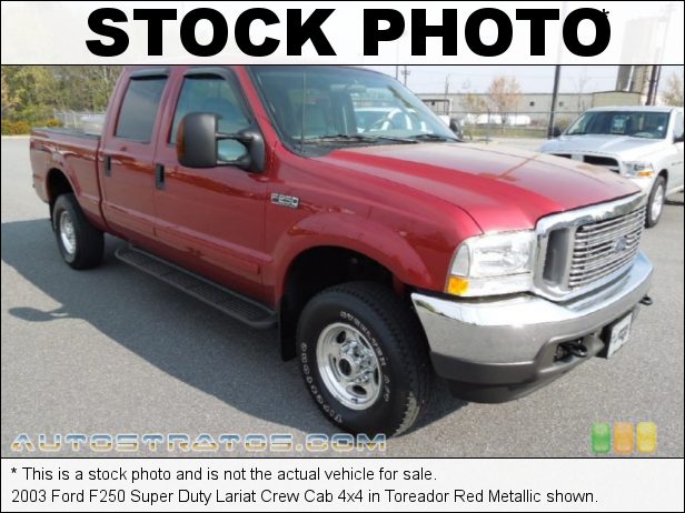 Stock photo for this 2003 Ford F250 Super Duty Crew Cab 4x4 5.4 Liter SOHC 16V Triton V8 4 Speed Automatic