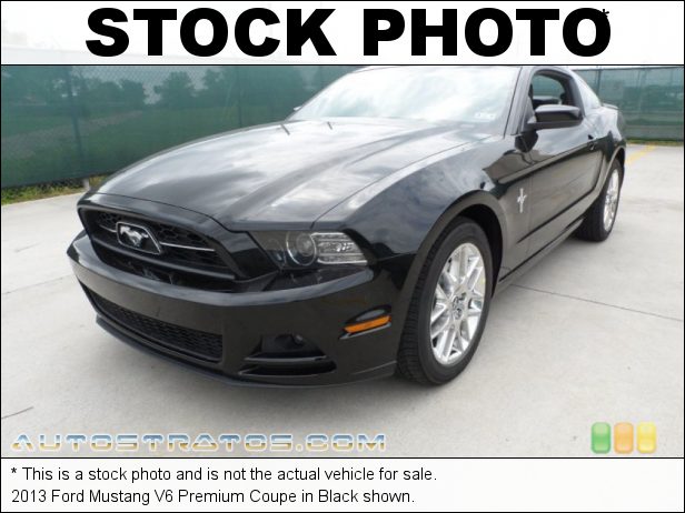 Stock photo for this 2013 Ford Mustang V6 Premium Coupe 3.7 Liter DOHC 24-Valve Ti-VCT V6 6 Speed SelectShift Automatic