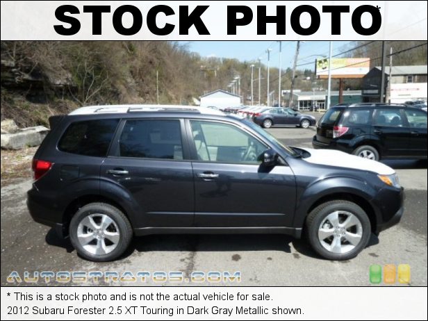Stock photo for this 2012 Subaru Forester 2.5 XT Touring 2.5 Liter Turbocharged DOHC 16-Valve VVT 4 Cylinder 4 Speed Automatic