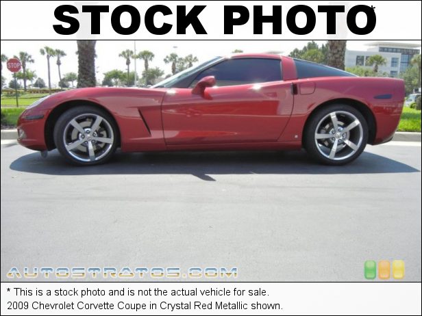Stock photo for this 2009 Chevrolet Corvette Coupe 6.2 Liter OHV 16-Valve LS3 V8 6 Speed Paddle-Shift Automatic