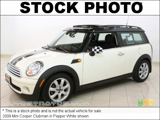 Stock photo for this 2009 Mini Cooper Clubman 1.6 Liter DOHC 16-Valve VVT 4 Cylinder 6 Speed Manual